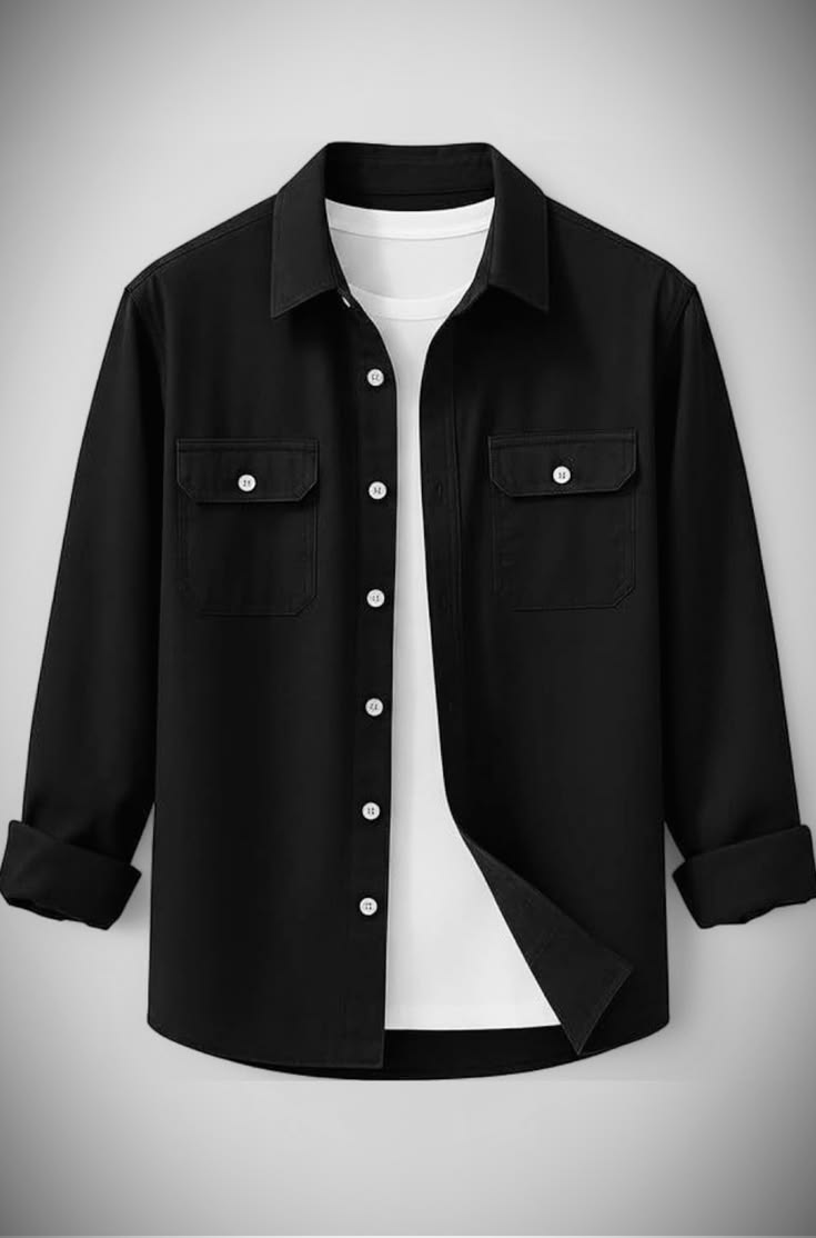 Men casual cotton shirt